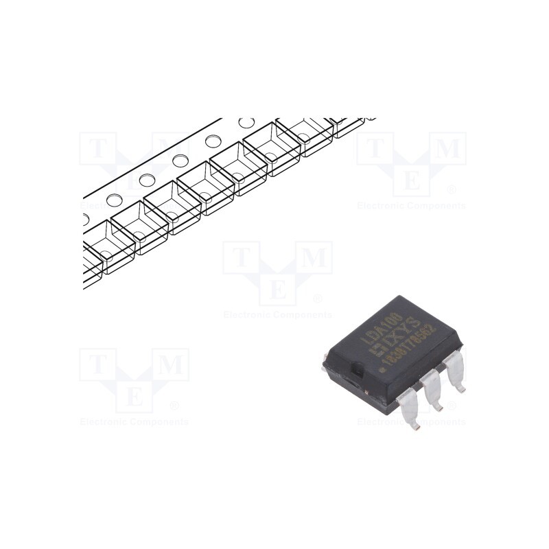 10 pcs : LDA100STR - Optocoupler, SMD, Ch: 1, 3.75kV, CTR@If: 33-300%@1mA, 50mA