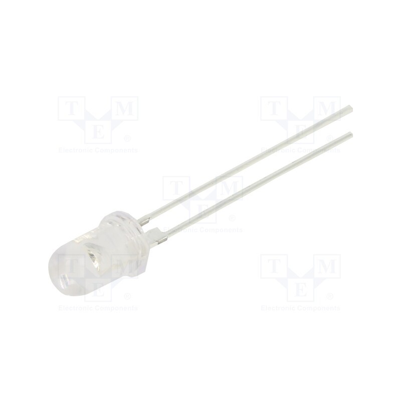 10 pcs : OS6OGA5B61P - LED, 5mm, pink (salmon pink), 35000÷40000mcd, 60°, Front: convex