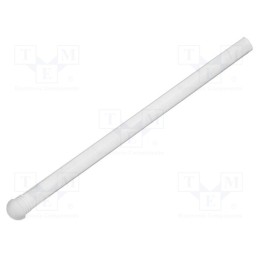 10 pcs : 1282.5001 - Fiber for LED, round, Ø3.2mm, Front: convex, straight