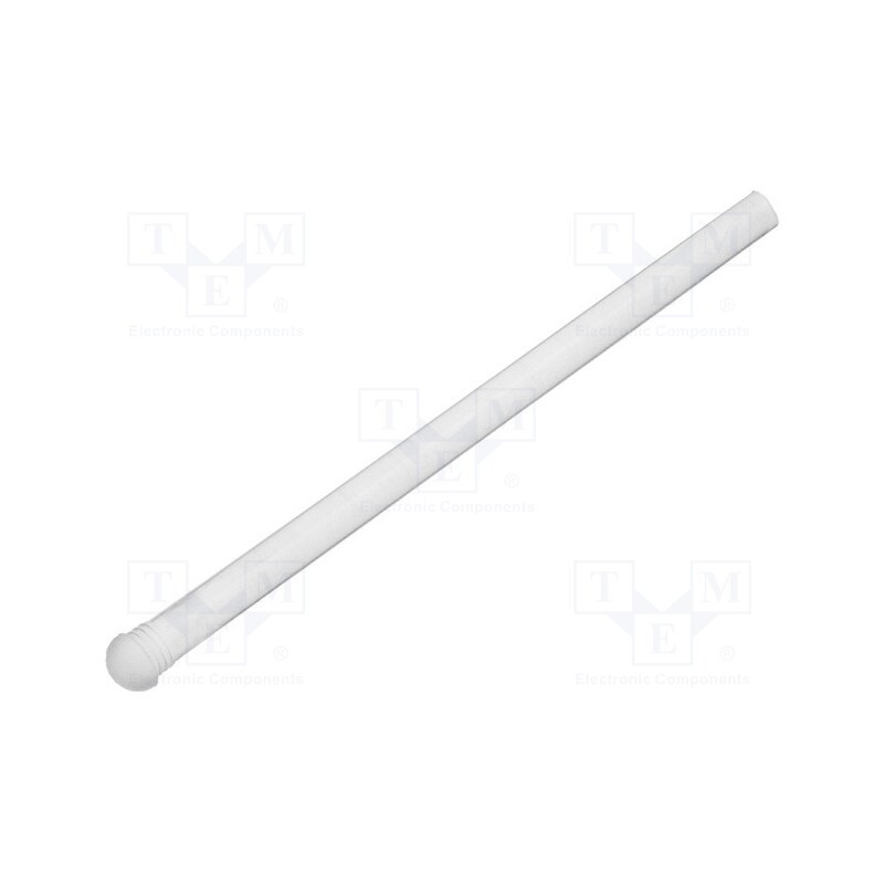 10 pcs : 1282.5001 - Fiber for LED, round, Ø3.2mm, Front: convex, straight