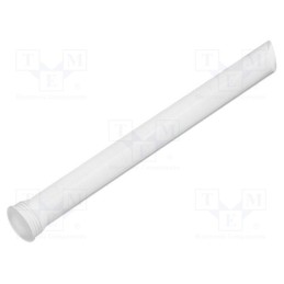 10 pcs : 1293.1301000000001 - Fiber for LED, round, Ø5mm, Front: flat, straight