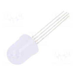 10 pcs : OSTQMAA1K2A - LED, 10mm, red/green/yellow, 180°, Front: convex, No.of term: 4