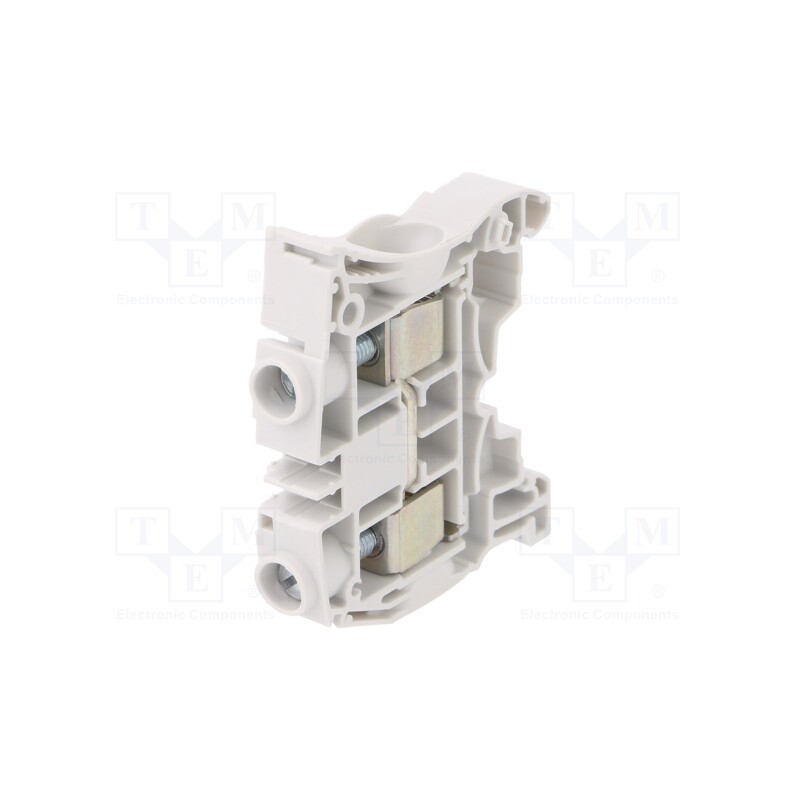 10 pcs : 1SNK510010R0000 (ZS16) - Splice terminal: rail, 0.5÷16mm2, ways: 1, terminals: 2, grey, SNK