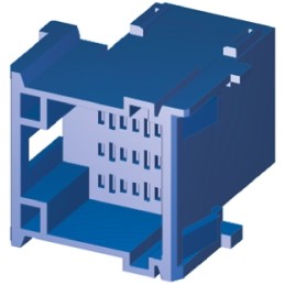100 pcs - TE Connectivity, Timer Automotive Connector Plug 12 Way, Crimp Termination