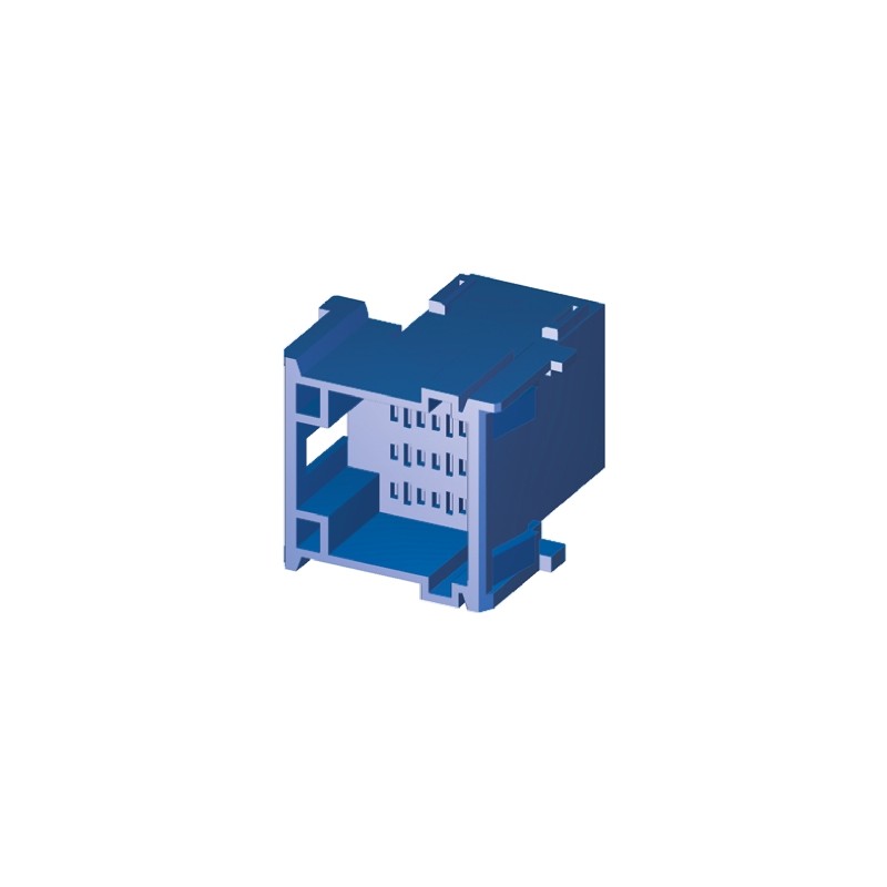 100 pcs - TE Connectivity, Timer Automotive Connector Plug 12 Way, Crimp Termination