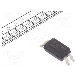 10 pcs : PC3H7AJ0001H - Optocoupler, SMD, Ch: 1, OUT: transistor, Uinsul: 2.5kV, Uce: 80V