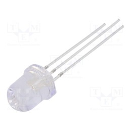 10 pcs : OSRPMC8131A - LED, 8mm, red/green, 30°, Front: convex, 2.1÷2.6/3.1÷3.6V, -30÷85°C