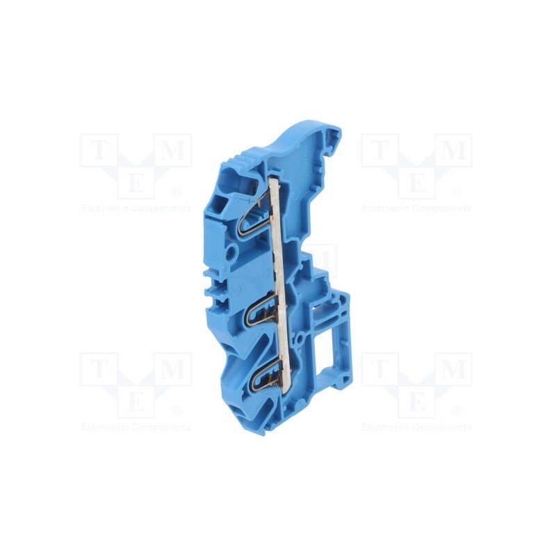 10 pcs : 1SNK705021R0000 (ZK2.5-3P-BL) - Splice terminal: rail, 0.2÷2.5mm2, ways: 1, terminals: 3, blue, SNK