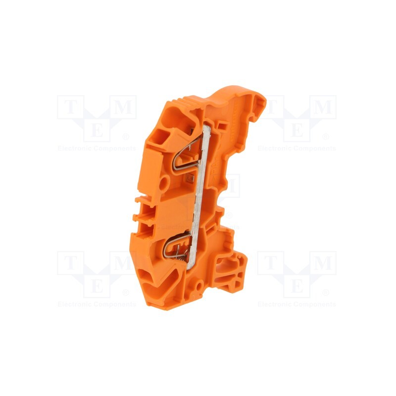 10 pcs : 1SNK705030R0000 (ZK2.5-OR) - Splice terminal: rail, 0.2÷2.5mm2, ways: 1, terminals: 2, orange