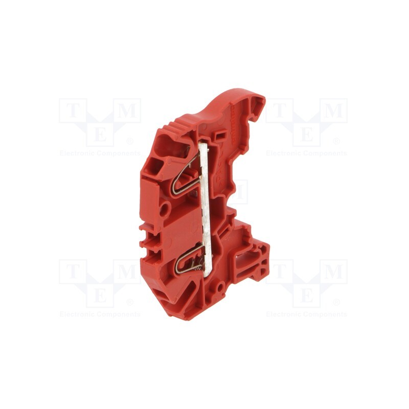 10 pcs : 1SNK705062R0000 (ZK2.5-RD) - Splice terminal: rail, 0.2÷2.5mm2, ways: 1, terminals: 2, red, SNK