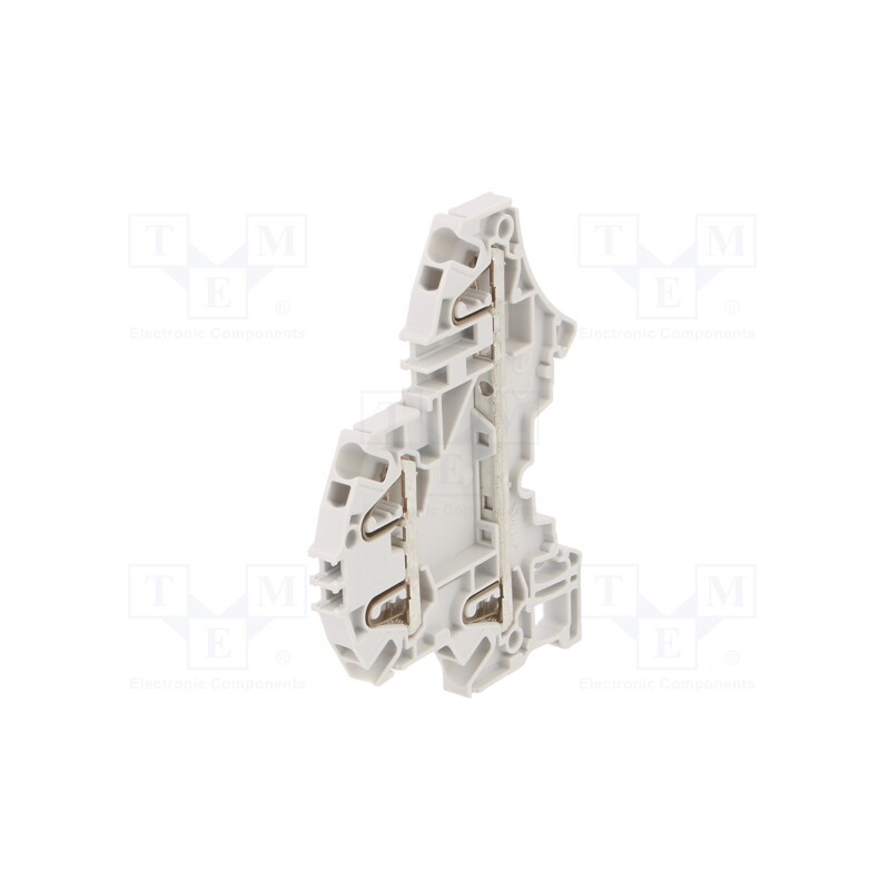 10 pcs : 1SNK705210R0000 (ZK2.5-D2) - Splice terminal: rail, 0.2÷2.5mm2, ways: 2, terminals: 4, grey, SNK