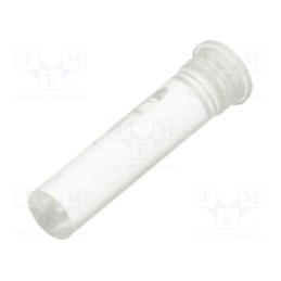 10 pcs : 1282.1601000000001 - Fiber for LED, round, Ø3.2mm, Front: flat, straight