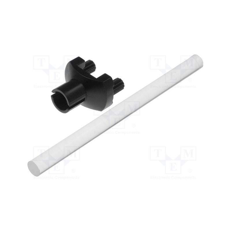 10 pcs : 1216.1003000000001 - Fiber for LED, round, Ø3mm, Front: flat