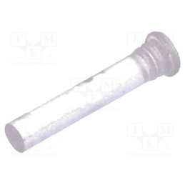 10 pcs : 1292.1501000000001 - Fiber for LED, round, Ø2.2mm, Front: flat, straight