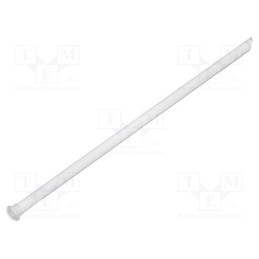 10 pcs : 1292.1301000000001 - Fiber for LED, round, Ø2mm, Front: flat, straight