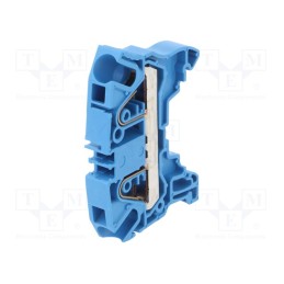 10 pcs : 1SNK708020R0000 (ZK6-BL) - Splice terminal: rail, 0.5÷6mm2, ways: 1, terminals: 2, blue, SNK