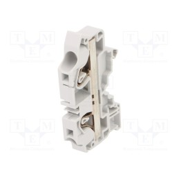 10 pcs : 1SNK710010R0000 (ZK10) - Splice terminal: rail, 0.5÷10mm2, ways: 1, terminals: 2, grey, SNK