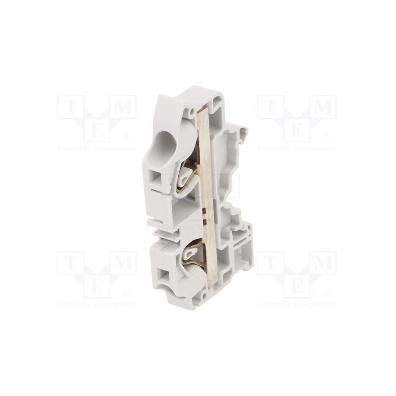 10 pcs : 1SNK710010R0000 (ZK10) - Splice terminal: rail, 0.5÷10mm2, ways: 1, terminals: 2, grey, SNK