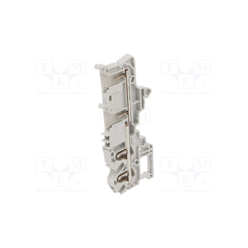 10 pcs : 1SNK805010R0000 (ZDK2.5-22) - Splice terminal: rail, 0.2÷2.5mm2, ways: 1, terminals: 4, grey, SNK