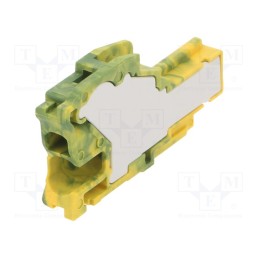 10 pcs : 1SNK805753R0000 (CDK2.5-PE-E) - Plug, 0.2÷2.5mm2, ways: 1, terminals: 1, yellow-green, spring clamp