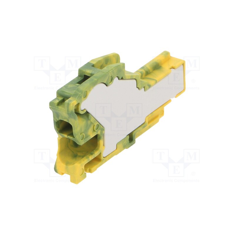 10 pcs : 1SNK805753R0000 (CDK2.5-PE-E) - Plug, 0.2÷2.5mm2, ways: 1, terminals: 1, yellow-green, spring clamp