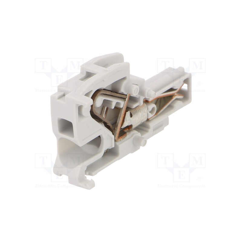 10 pcs : 1SNK806712R0000 (CDK4) - Plug, 0.5÷4mm2, ways: 1, terminals: 1, grey, spring clamp, Width: 6mm