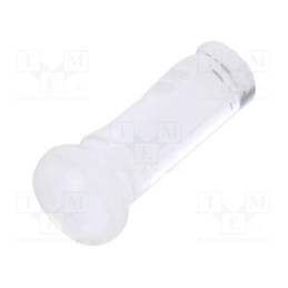 10 pcs : 1292.1402 - Fiber for LED, round, Ø2.2mm, Front: flat, straight, IP68