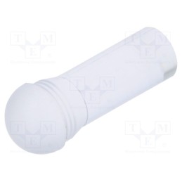 10 pcs : 1293.5007000000001 - Fiber for LED, round, Ø5.2mm, Front: convex, straight, IP68