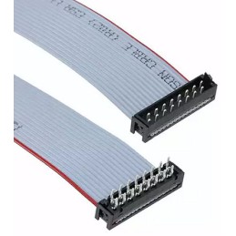 1 pcs - TE Connectivity Micro-MaTch Series Flat Ribbon Cable, 16-Way, 1.27mm Pitch, 150.5mm Length, Micro-MaTch IDC to
