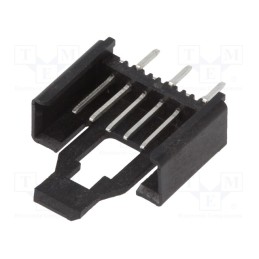 10 pcs : 2,5 MSFQ 06 - Socket, wire-board, male, Minimodul, 2.5mm, PIN: 6, THT, on PCBs, 5A