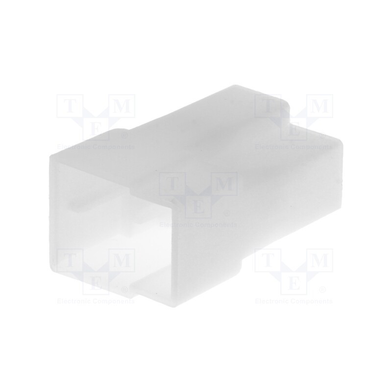 50 pcs : 200.030W - Terminals cover, male, for push-on 6.3mm connectors with lock