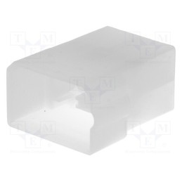 20 pcs : 200.040W - Terminals cover, male, for push-on 6.3mm connectors with lock