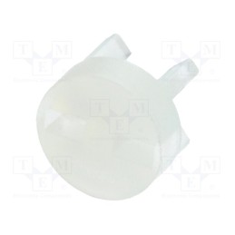 50 pcs : 8GE04V80279 - Spacer sleeve, LED, Øout: 6mm, ØLED: 5mm, L: 4.8mm, natural, UL94V-2