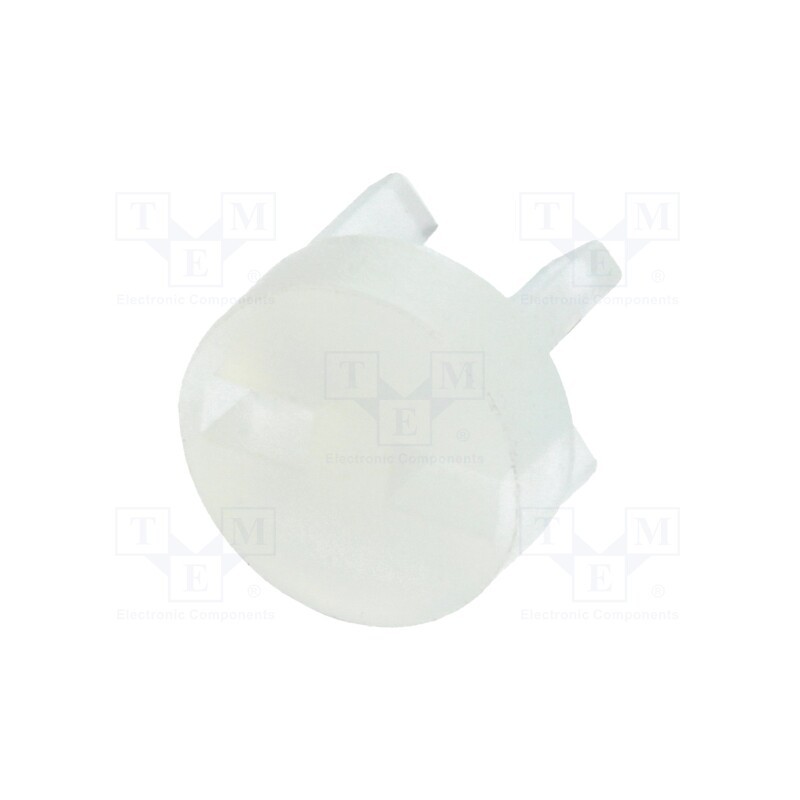 50 pcs : 8GE04V80279 - Spacer sleeve, LED, Øout: 6mm, ØLED: 5mm, L: 4.8mm, natural, UL94V-2