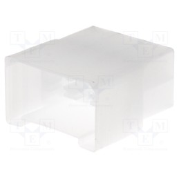 20 pcs : 200.060W - Terminals cover, male, for push-on 6.3mm connectors with lock