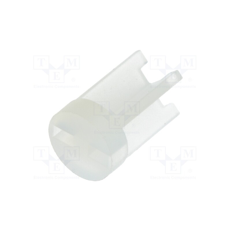 50 pcs : 8GE04V80281 - Spacer sleeve, LED, Øout: 6mm, ØLED: 5mm, L: 9.5mm, natural, UL94V-2