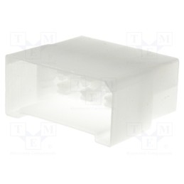 20 pcs : 200.080W - Terminals cover, male, for push-on 6.3mm connectors with lock