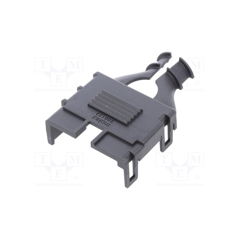 10 pcs : 2001220010 - Cable hood and fastener, female, Mega-Fit, PIN: 10, UL94V-0