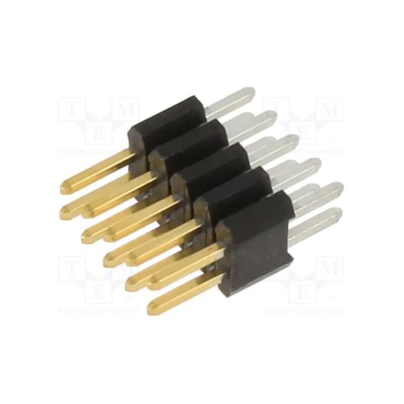 10 pcs : 20021111-00010T1LF - Pin header, pin strips, Minitek127®, male, PIN: 10, straight, THT
