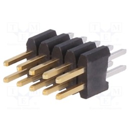 10 pcs : 20021111-00010T4LF - Pin header, pin strips, Minitek127®, male, PIN: 10, straight, THT