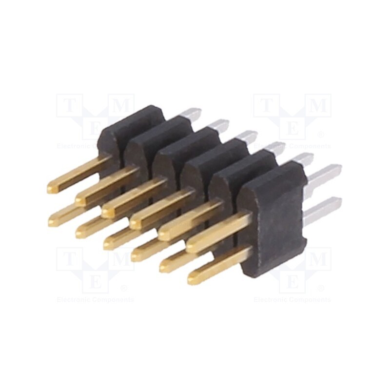 10 pcs : 20021111-00012T4LF - Pin header, pin strips, Minitek127®, male, PIN: 12, straight, THT