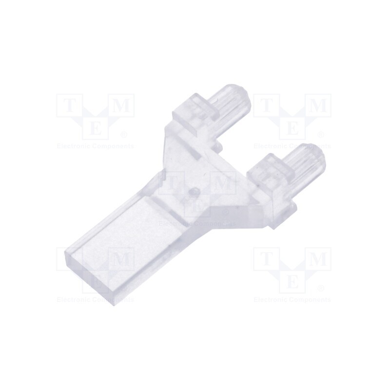10 pcs : 1274.1011000000001 - Fiber for LED, rectangular, 2x5mm, No.of mod: 1, Front: flat