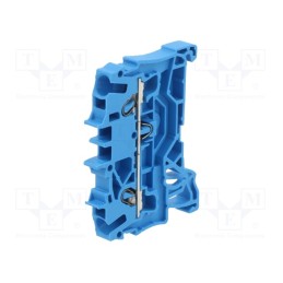 10 pcs : 2002-1204 - Splice terminal: rail, 0.25÷4mm2, ways: 1, terminals: 2, blue, 2002