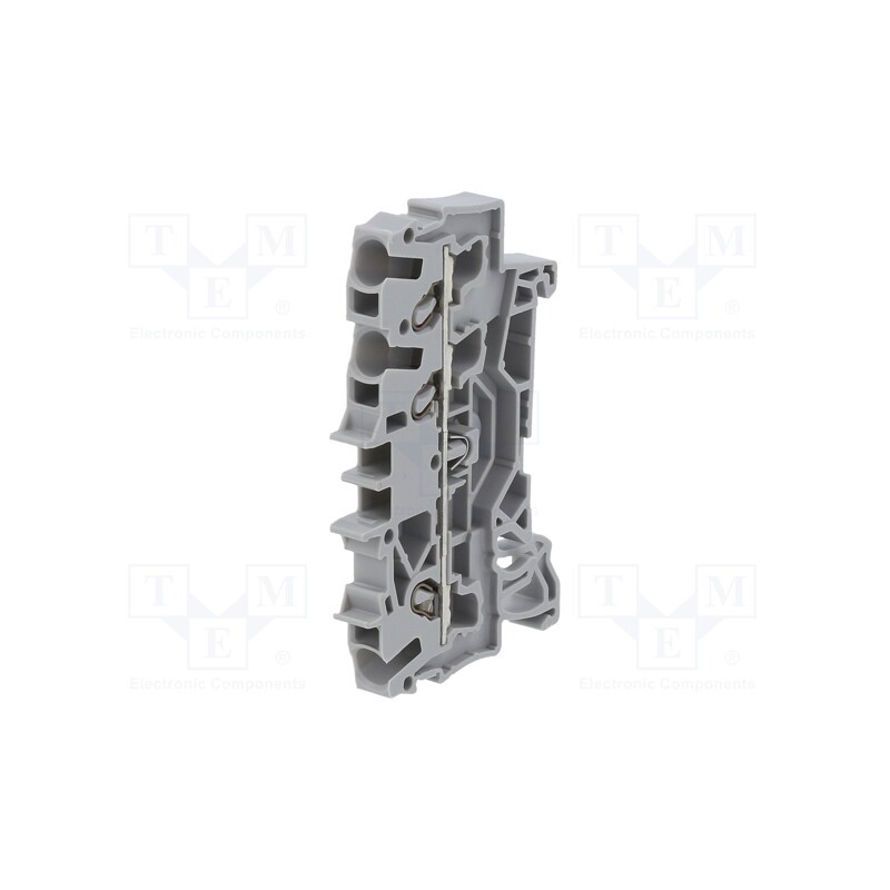 10 pcs : 2002-1301 - Splice terminal: rail, 2.5mm2, ways: 1, terminals: 3, grey, 2002