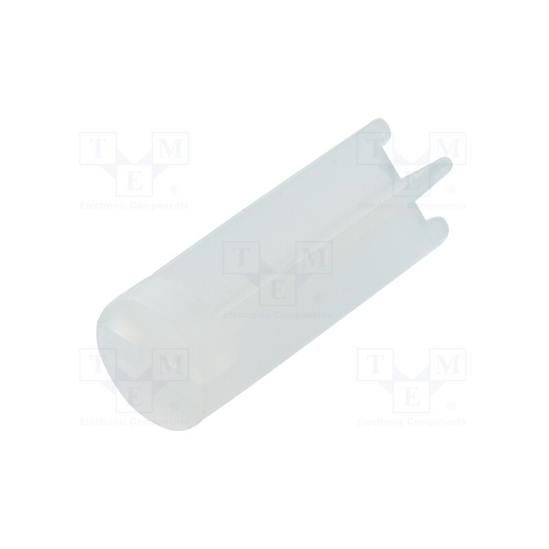 50 pcs : 8GE04V80283 - Spacer sleeve, LED, Øout: 6mm, ØLED: 5mm, L: 15.9mm, natural, UL94V-2