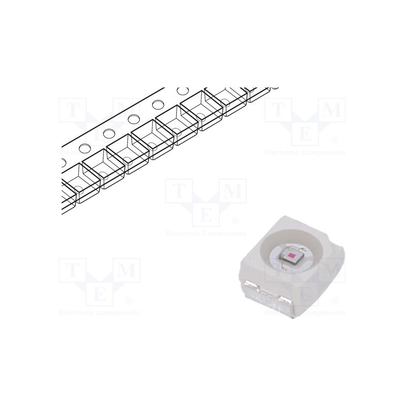 10 pcs : PT-IC-AC-3528-520 - Phototransistor, Dim: 3.5x2.8x1.9mm, λp max: 520nm, Front: flat