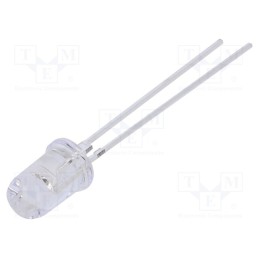 10 pcs : OSB57L5B61P - LED, 5mm, blue, 18000÷22000mcd, 60°, Front: convex, 2.8÷3.6V