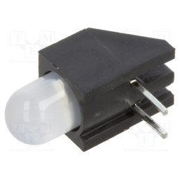 10 pcs : H178CBC - LED, in housing, red,green, 5mm, No.of diodes: 1, 20mA, 50°, 45mcd