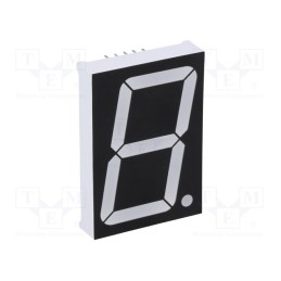 10 pcs : OPD-S15012LY-BW - Display: LED, 7-segment, 38.1mm, 1.5', No.char: 1, yellow, 90mcd