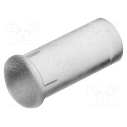 10 pcs : PLP2-250 - Fiber for LED, round, Ø3mm, Front: convex, straight